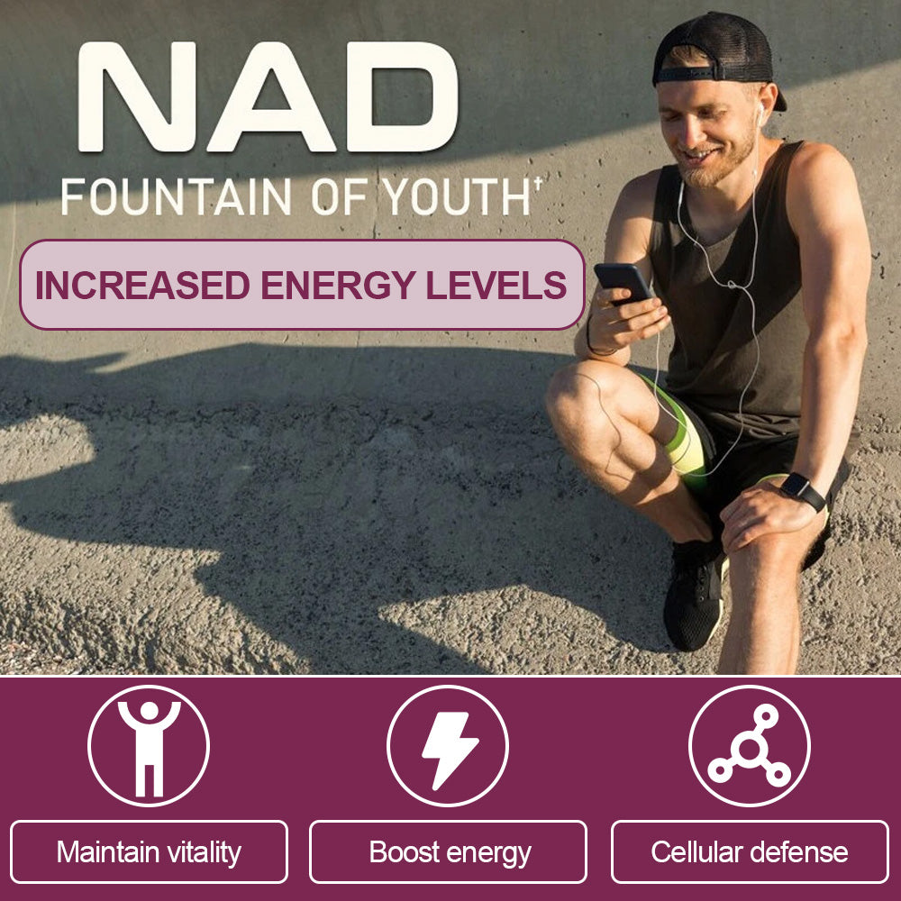 Tecepec® NAD+ Resveratrol Supplement | High-Potency Cellular Defense, Healthy Aging & Energy Support Softgels