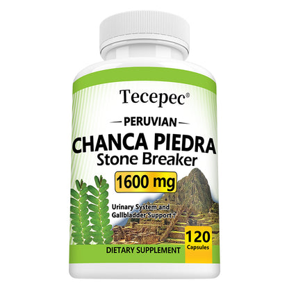 Tecepec® Peruvian Chanca Piedra Stone Breaker Capsules for Urinary Tract & Gallbladder Health