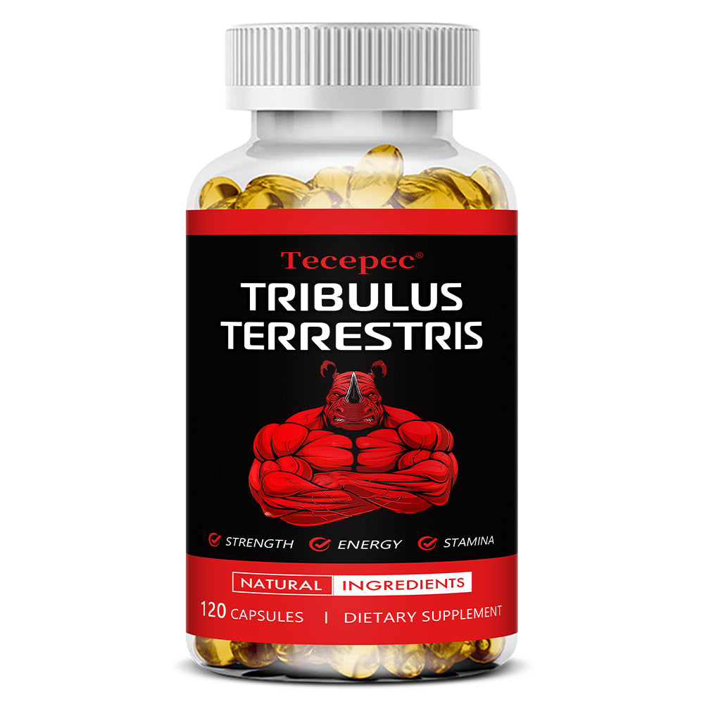 Tecepec® Tribulus Terrestris 6-in-1 Advanced Formula | Natural Muscle, Energy & Stamina Support