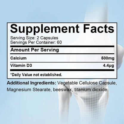 Tecepec® Calcium & Vitamin D3 Premium Growth Enhancer for Kids and Adults | Bone & Joint Support Supplement