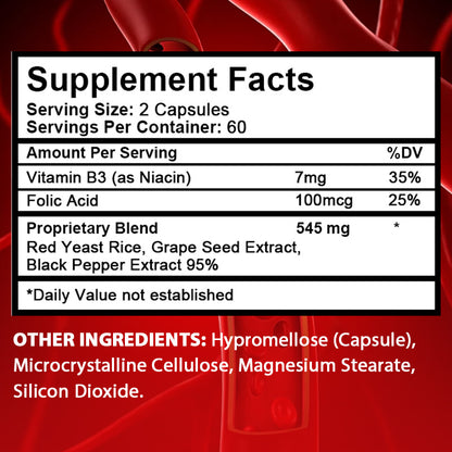 Tecepec® RESTORE Advanced Lipid Control Capsules | Healthy Cholesterol Support, Heart Health & Blood Circulation