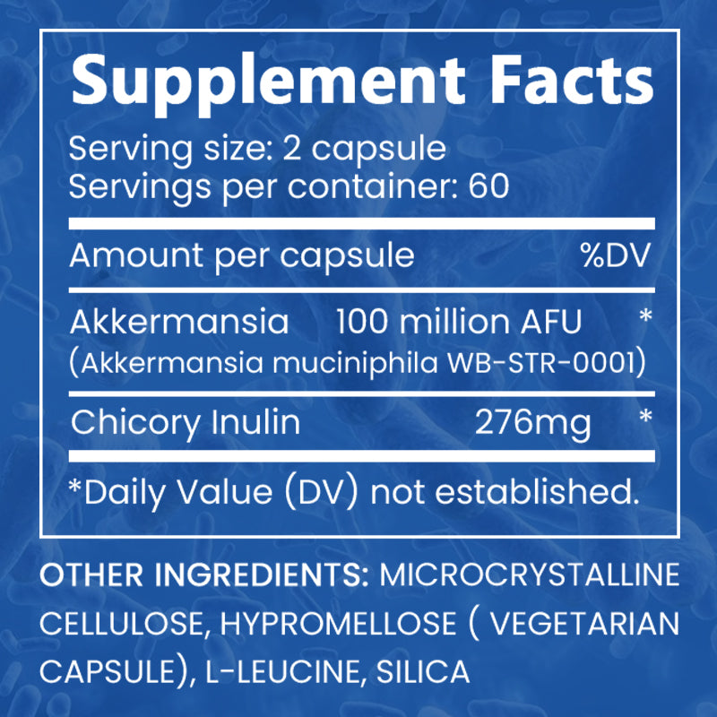 Tecepec® Akkermansia Muciniphila Live Probiotic | Gut Health, Digestive Support & Intestinal Flora Balance
