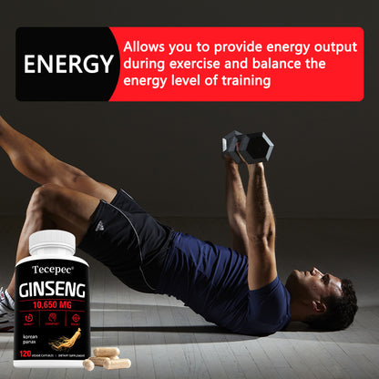 Tecepec® Korean Red Panax Ginseng Complex | High-Potency Energy, Cognitive Function & Mental Focus Support