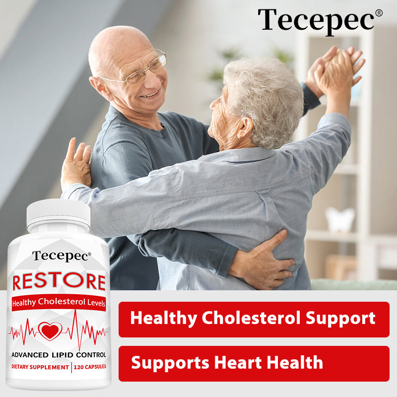 Tecepec® RESTORE Advanced Lipid Control Capsules | Healthy Cholesterol Support, Heart Health & Blood Circulation