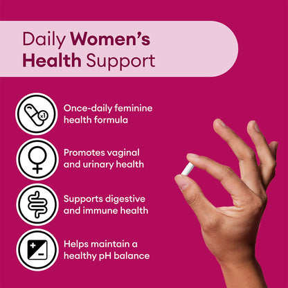 Tecepec® Women’s Probiotic | 50B CFUs, Doctor Approved Formula with Organic Prebiotics & Cranberry Extract for Vaginal & Urinary Health