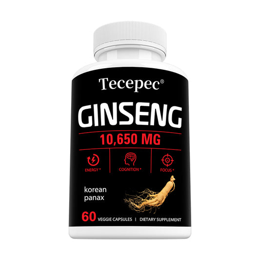 Tecepec® Korean Red Panax Ginseng Complex | High-Potency Energy, Cognitive Function & Mental Focus Support