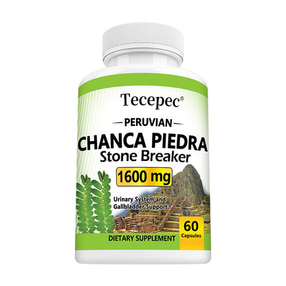 Tecepec® Peruvian Chanca Piedra Stone Breaker Capsules for Urinary Tract & Gallbladder Health