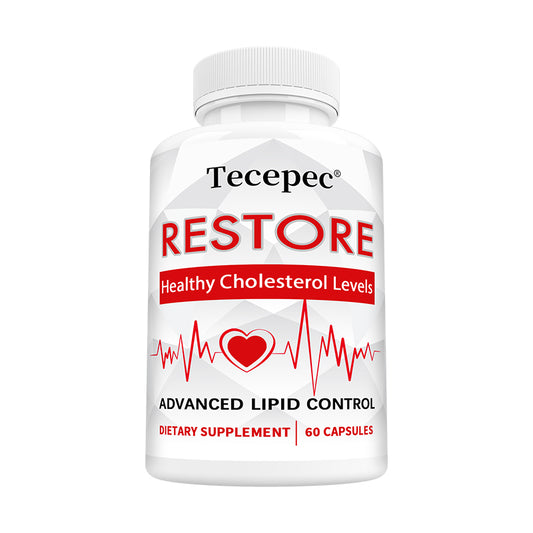 Tecepec® RESTORE Advanced Lipid Control Capsules | Healthy Cholesterol Support, Heart Health & Blood Circulation