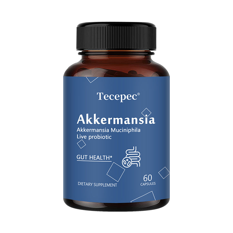 Tecepec® Akkermansia Muciniphila Live Probiotic | Gut Health, Digestive Support & Intestinal Flora Balance