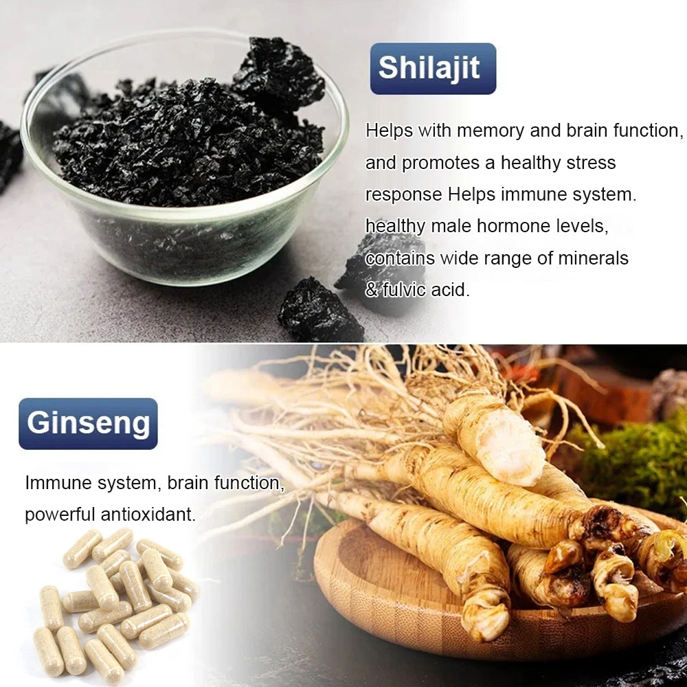 Tecepec® Extra Potent Himalayan Shilajit Complex | 100% Natural Dietary Supplement for Energy, Stamina & Immune Support