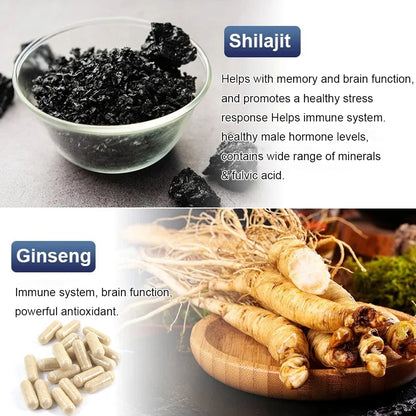 Tecepec® Extra Potent Himalayan Shilajit Complex | 100% Natural Dietary Supplement for Energy, Stamina & Immune Support