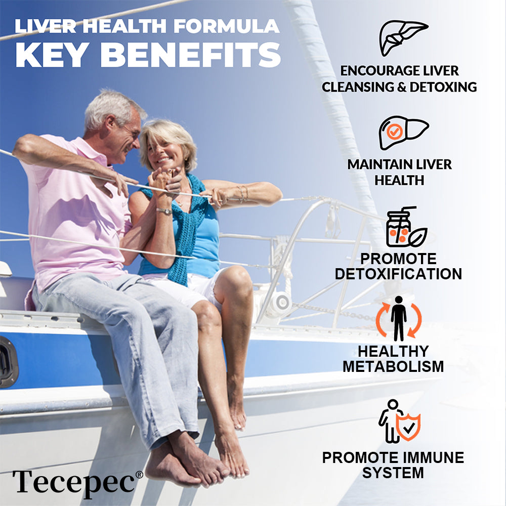 Tecepec® Advanced Liver Cleanse Detox Capsules | Premium Milk Thistle Extract with NAC & ALA for Liver Health, Metabolism & Immune Support