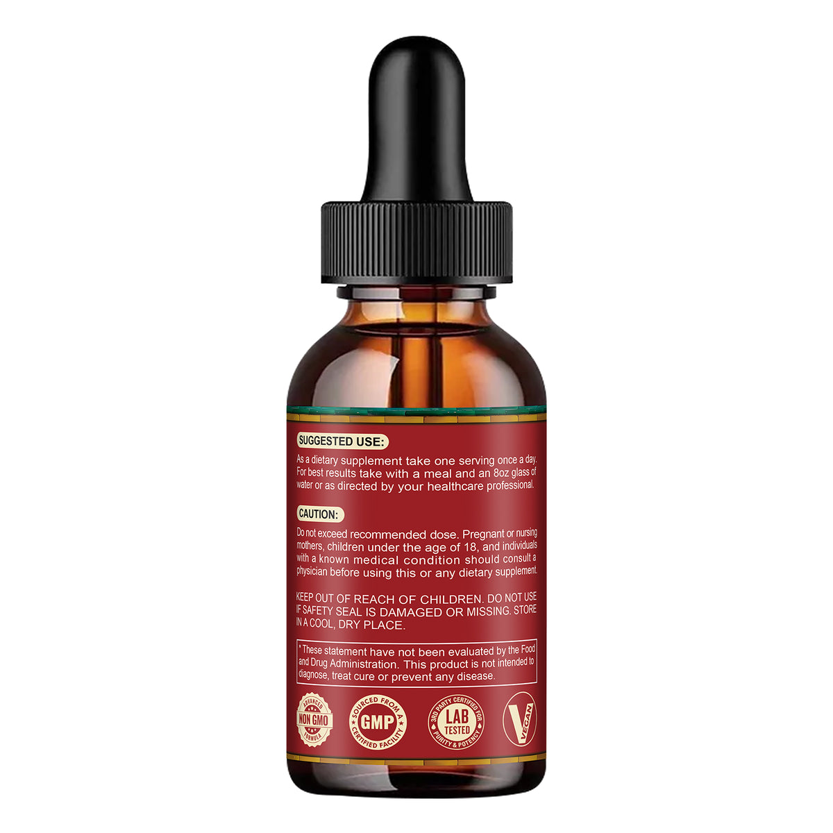 Tecepec® Cayenne Pepper Liquid Drops | Turmeric, Beet Root & Hawthorn Blend