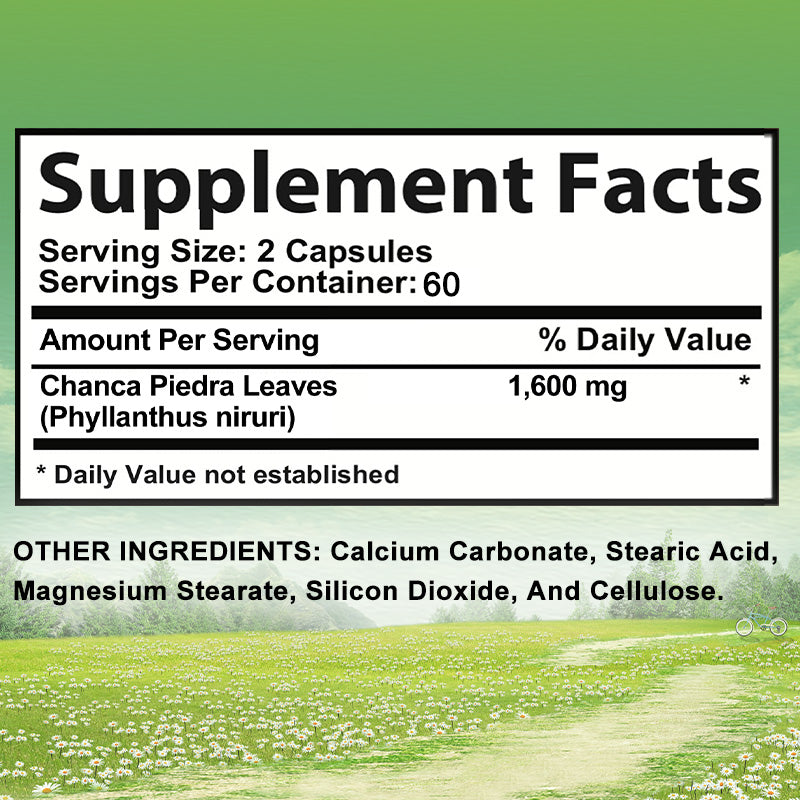 Tecepec® Peruvian Chanca Piedra Stone Breaker Capsules for Urinary Tract & Gallbladder Health