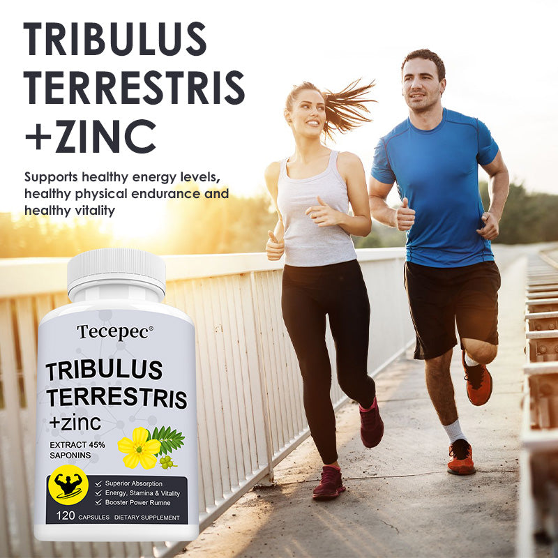 Tecepec® Tribulus Terrestris + Zinc Complex | Advanced Muscle Endurance, Energy, Stamina & Vitality Support