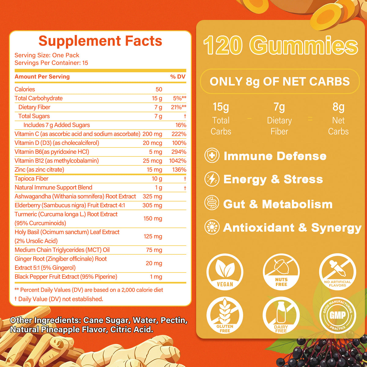 Tecepec® Immunity Daily Gummies | 13-in-1 Advanced Formula