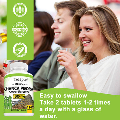 Tecepec® Peruvian Chanca Piedra Stone Breaker Capsules for Urinary Tract & Gallbladder Health
