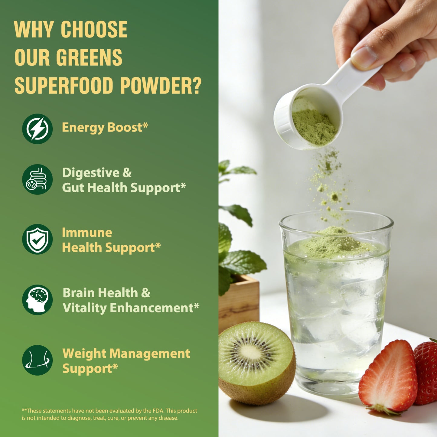 Daily Greens with Probiotics & Adaptogens
