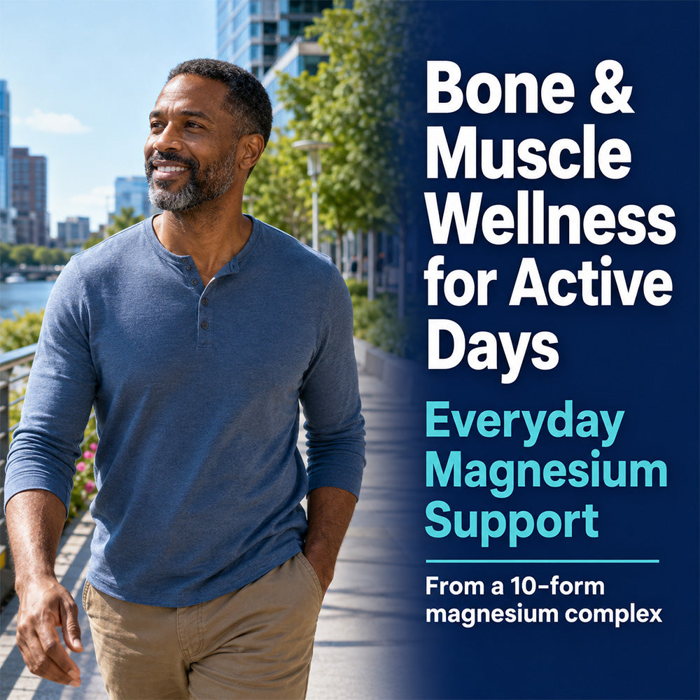 Tecepec® Magnesium Complex 10-in-1 Advanced Formula | Bone, Muscle & Overall Wellness Support