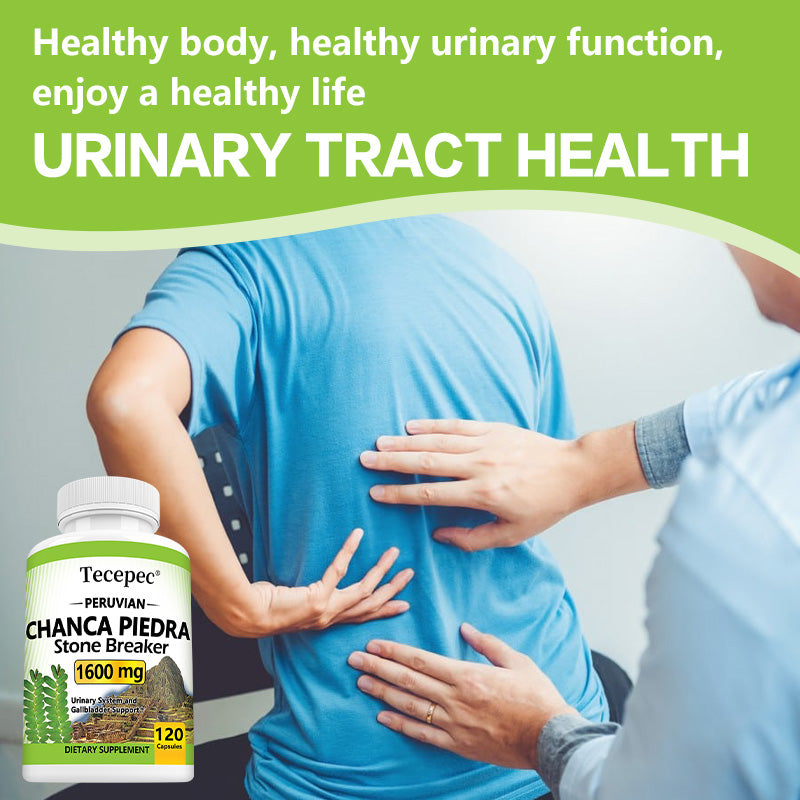 Tecepec® Peruvian Chanca Piedra Stone Breaker Capsules for Urinary Tract & Gallbladder Health