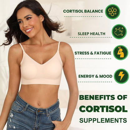 Tecepec® 10-in-1 Cortisol Supplement | Stress Relief, Adrenal & Hormone Balance Support