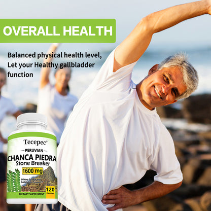 Tecepec® Peruvian Chanca Piedra Stone Breaker Capsules for Urinary Tract & Gallbladder Health
